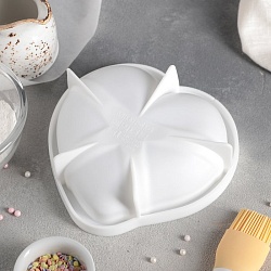 Форма для муссовых десертов и выпечки 17,5×4,7 см "Сердце малое"