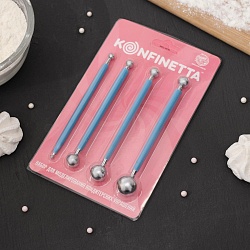 Набор для моделирования кондитерских украшений KONFINETTA, 4 шт