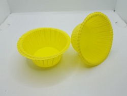 Капсулы для маффинов 50 мм*35 мм 50 шт желтый