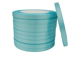 Лента атласная 0,6 см Голубой 23 м